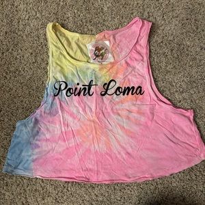 Tye Dye Crop Tank Top